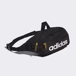 adidas Unisex Core Waist Pack  Black/White/Gold Metallic  One Size