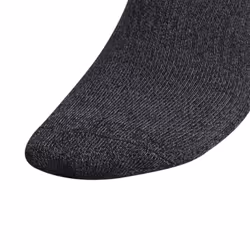 adidas Men's Athletic Cushioned No Show Socks with Arch Compression for a Secure fit 6-Pair  Black/Onix Grey  Large