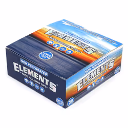 Wide Rolling Tips - Unperforated King Size Tips - 50 Tips Per Booklet - 1 Box (50 Booklets)