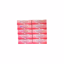 PINK size 1 1/4 rolling paper - 10 booklets / 500 papers