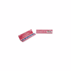 PINK size 1 1/4 rolling paper - 10 booklets / 500 papers
