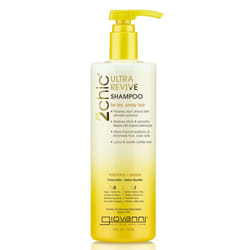 GIOVANNI 2chic Ultra-Revive Shampoo - Pineapple & Ginger to Moisturize Dry Unruly Hair  Coconut  Guava  Aloe Vera  Pro-Vitamin B5  Lauryl & Laureth Su