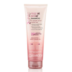 GIOVANNI 2chic Frizz Be Gone Shampoo - Anti Frizz Natural Hair Smoothing Formula with Shea Butter & Sweet Almond Oil  Macadamia  Coconut  Sulfate & Pa