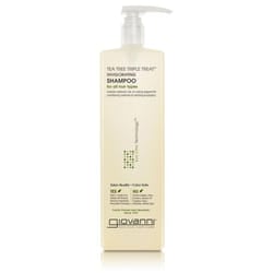 GIOVANNI Tea Tree Triple Treat Invigorating Shampoo - Cooling Peppermint, Eucalyptus & Rosemary, Helps Strengthen & Rejuvenate Hair & Scalp, Salon Qua