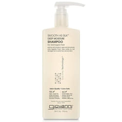 GIOVANNI Smooth as Silk Deep Moisture Shampoo - Moisturizing Shampoo for Women & Men, Cleansing and Clarifying for Soft, Smooth Hair, Salon Quality, S