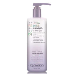 Giovanni 2chic Ultra-Shine Shampoo  24 oz. - All Hair Types  Dual Taming Complex of Tsubaki Seed Oil & White Tea  Long Lasting Vibrance  Tames Frizz &