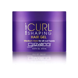 GIOVANNI Curl Habit Curl Shaping Hair Gel - Medium Hold  Light Weight  Curly Hair Gel  Moisturizes Curls  Tames Frizz & Flyaways  Controls Static  Cur