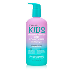 Eco Chic KIDs Nourishing & Detangling Hair Conditioner - Kids Conditioner Detangler  For Kids  For All Hair Types  Salon Quality  Vegan - 16.5 Fl Oz