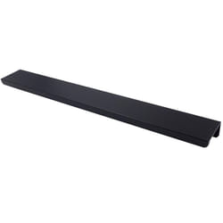 4-Pack cabinets Drawers Edge Pulls - 10 Overall Length, Black, concealed Tab Pulls for Kitchen garage cabinet Drawers, PW5018B254L