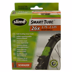 Slime 802733, Schrader valve, 26", 47 - 57 mm, 3 mm, Black, 140 mm