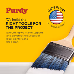 3 Purdy 144116030 Extra Oregon Angled Sash Paint Brush, Black China Bristle