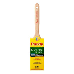 Purdy 144316125 Nylox Black Series Nylo-Peacock Flat Trim Paint Brush  2-1/2 inch