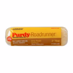 1662972 ROLLR COVR RDRNR 9X1-1/4 Purdy Roadrunner Polyester 9 in. W X 1-1/4 in. S Regular Paint Roller Cover (Pack of 12)