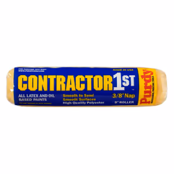 PURDY 144688092 Contractor 1st Medium Density Polyester 3/8"""" Nap Cover  9 inch  Multi