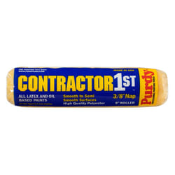 PURDY 144688092 Contractor 1st Medium Density Polyester 3/8"""" Nap Cover  9 inch  Multi