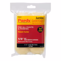PURDY 140624023 2-Pack Mini Roller Replacements-4-1/2 Cover 1/2 One Size Multi