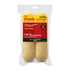 Purdy 140626023 Jumbo Mini Golden Eagle Roller Replacement  2-Pack  6-1/2 inch x 1/2 inch nap