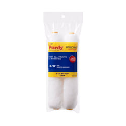 Purdy 140605062 Wire Mini Roller Replacements White Dove  2 pack  6-1/2 inch x 3/8 inch nap