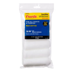 Purdy 140624612 Jumbo Mini White Dove Roller Replacements  6-Pack  4-1/2 inch x 3/8 inch nap