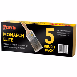 Purdy ME5 Monarch Elite Paint Brush Set, 5 Piece