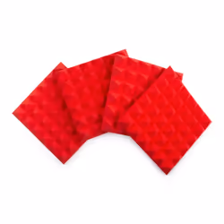 Gator Frameworks GFW-ACPNL1212PRED-4PK, Acoustic panel, Wall-mounted, 60 g, Red