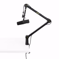 Gator Cases SH-BROADCAST1, Desktop microphone stand, Desk mount base, Black, 3/8 5/8", 1.81 kg, 1 pc(s)