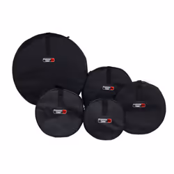 Gator Cases GP-ROCK-100, Drum set, Case set, Black, Nylon, Soft case, Round