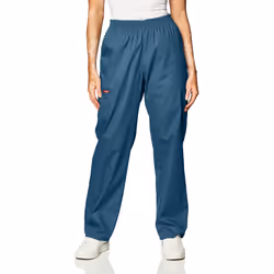 Dickies Women's Plus Size Signature Elastic Waist Scrubs Pant  Caribbean Blue  XX-Large