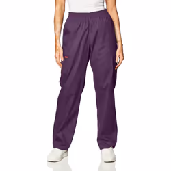 Dickies womens Signature Elastic Waist medical scrubs pants Eggplant XX-Large Petite US