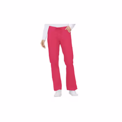 Dickies Womens Signature Mid Rise Drawstring Scrubs cargo Pant  Hot Pink  XXX-Large