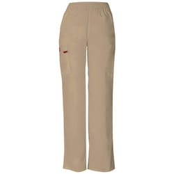 Dickies womens Signature Elastic Waist medical scrubs pants  Dark Khaki  XX-Large Plus Tall