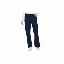 Dickies Womens Signature Mid Rise Drawstring Scrubs cargo Pant Navy Medium Tall