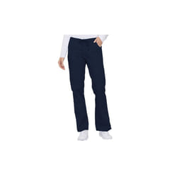 Dickies Womens Signature Mid Rise Drawstring Scrubs cargo Pant  Navy  Medium Tall