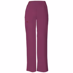 Dickies Women's Plus Signature Elastic Waist Scrubs Pant  Wine  XX-Large Petite