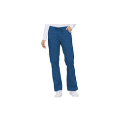 Dickies EDS Signature Women Scrubs Pant Mid Rise Drawstring cargo Plus Size 86206T  2XL Tall  Royal