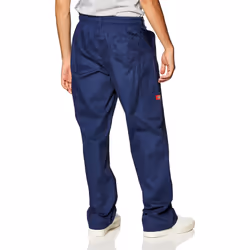 Dickies Men's Signature Elastic Waist Scrubs Pant  Navy Small