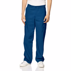 Dickies Mens Big Signature Elastic Waist Scrubs Pant  caribbean Blue