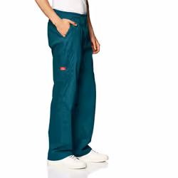 Dickies Men's Signature Elastic Waist Scrubs Pant  Hunter Large Tall