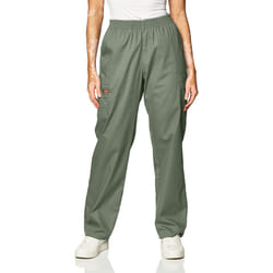 Dickies womens Signature Elastic Waist Medical Scrubs Pants  Olive  Small Petite US