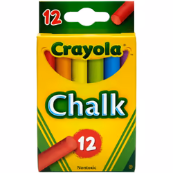 Crayola Chalk-Assorted Colors 12/Pkg
