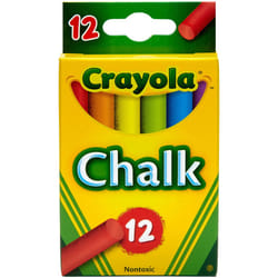 Crayola Chalk-Assorted Colors 12/Pkg