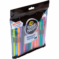 Crayola Coloured Gel Pens, Washable Pens, Bullet Journaling, 24 Count