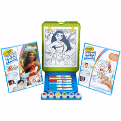Crayola Colour Wonder Easel Kit Mess Free Markers Paint Disney Moana