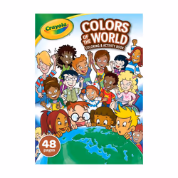 12 Pack Crayola Colors Of The World Coloring Book-48 Pages -040717