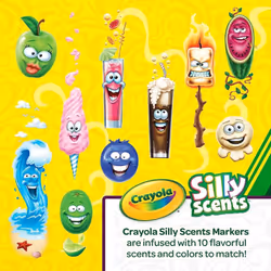 CRAYOLA Super Tips, Washable Markers, 80 Count, Includes Scented
