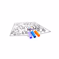 Crayola Mini Kids Reusable Coloring Page Book - Sea