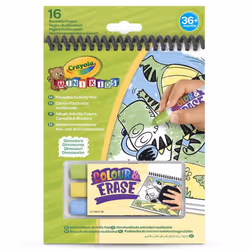Crayola Mini Kids Reusable Coloring Page Book - Dinosaurs