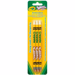 CRAYOLA â 3 TWISTABLE GRAPHITE PENCILS