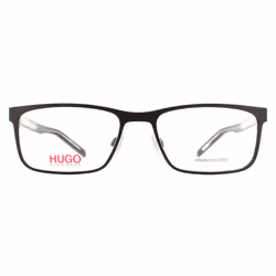 Hugo By Hugo Boss Glasses Frames HG 1005 N7I Matte Black and Black Crystal