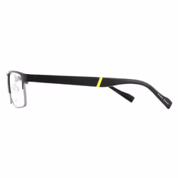 Hugo By Hugo Boss Glasses Frames HG 0136 RZZ Matte Black and Dark Ruthenium